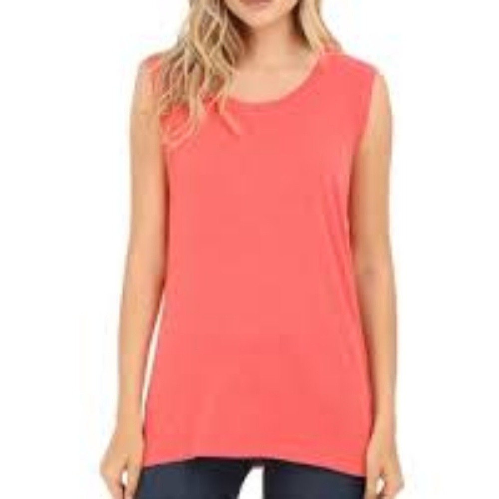 Allen Allen muscle tee tank stripe back